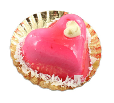 Petit coeur mousse Fraise 60g