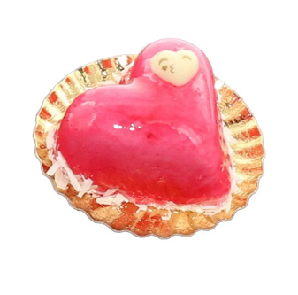 Petit coeur mousse Fraise 60g